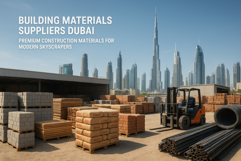 Quality building materials suppliers Dubai 
