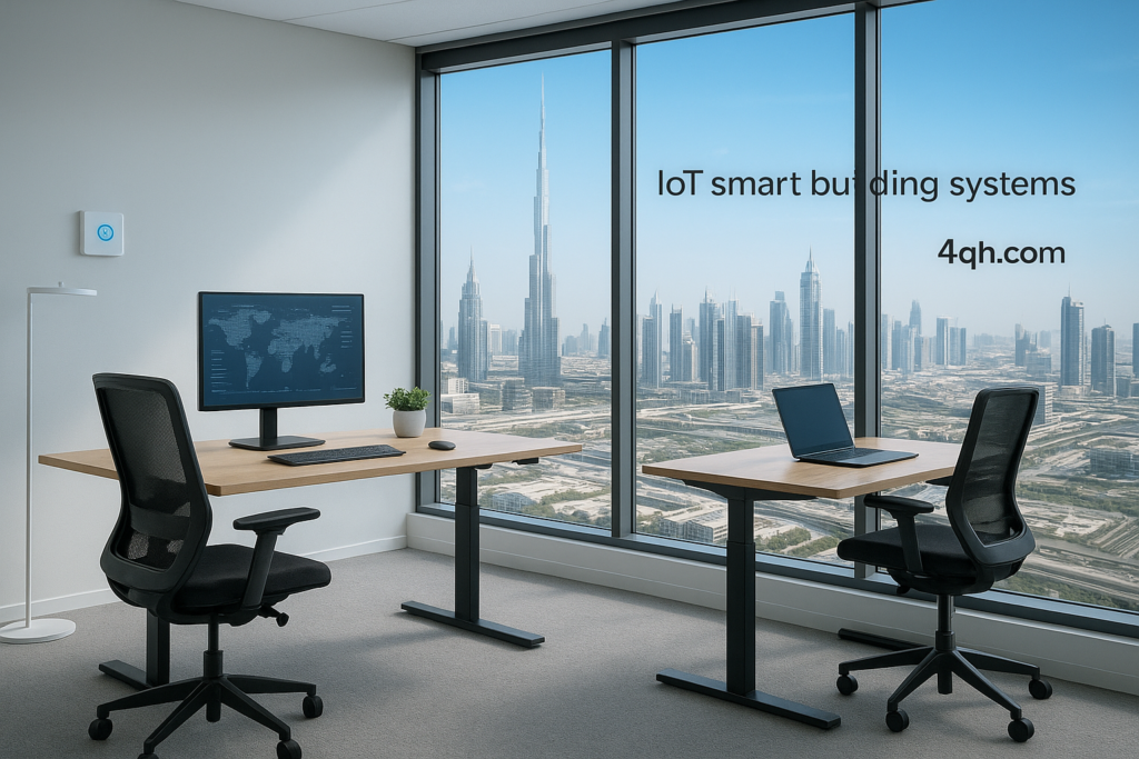 Modern Dubai office with ergonomic office furniture supplier Dubai