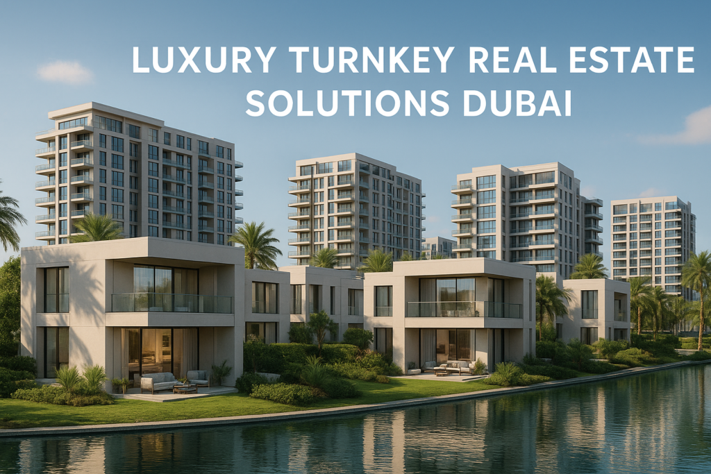 Luxury turnkey real estate solutions Dubai with modern villas and apartments
