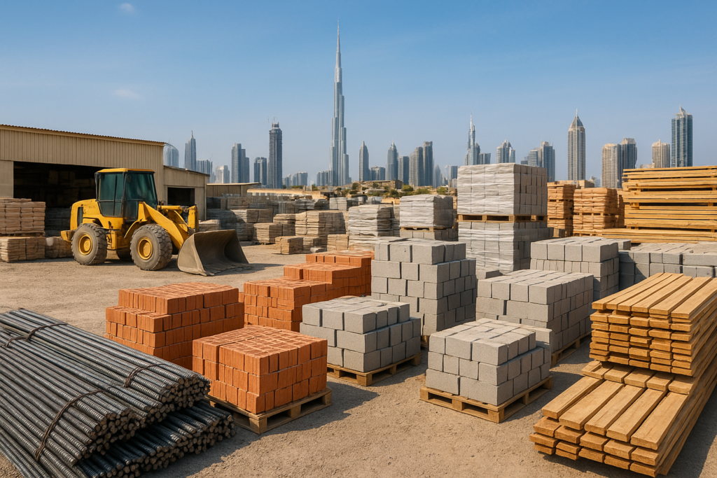 Construction material suppliers Dubai providing quality building resources