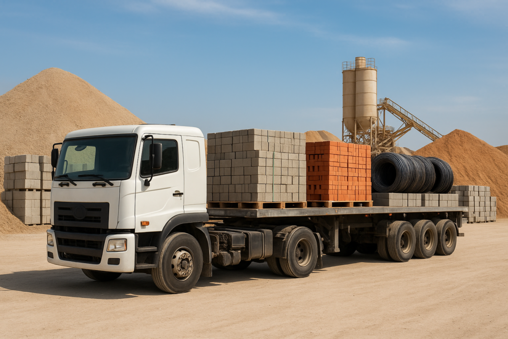 bulk building material suppliers Dubai delivering quality construction resources
