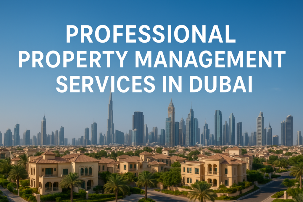 Professional property management services Dubai