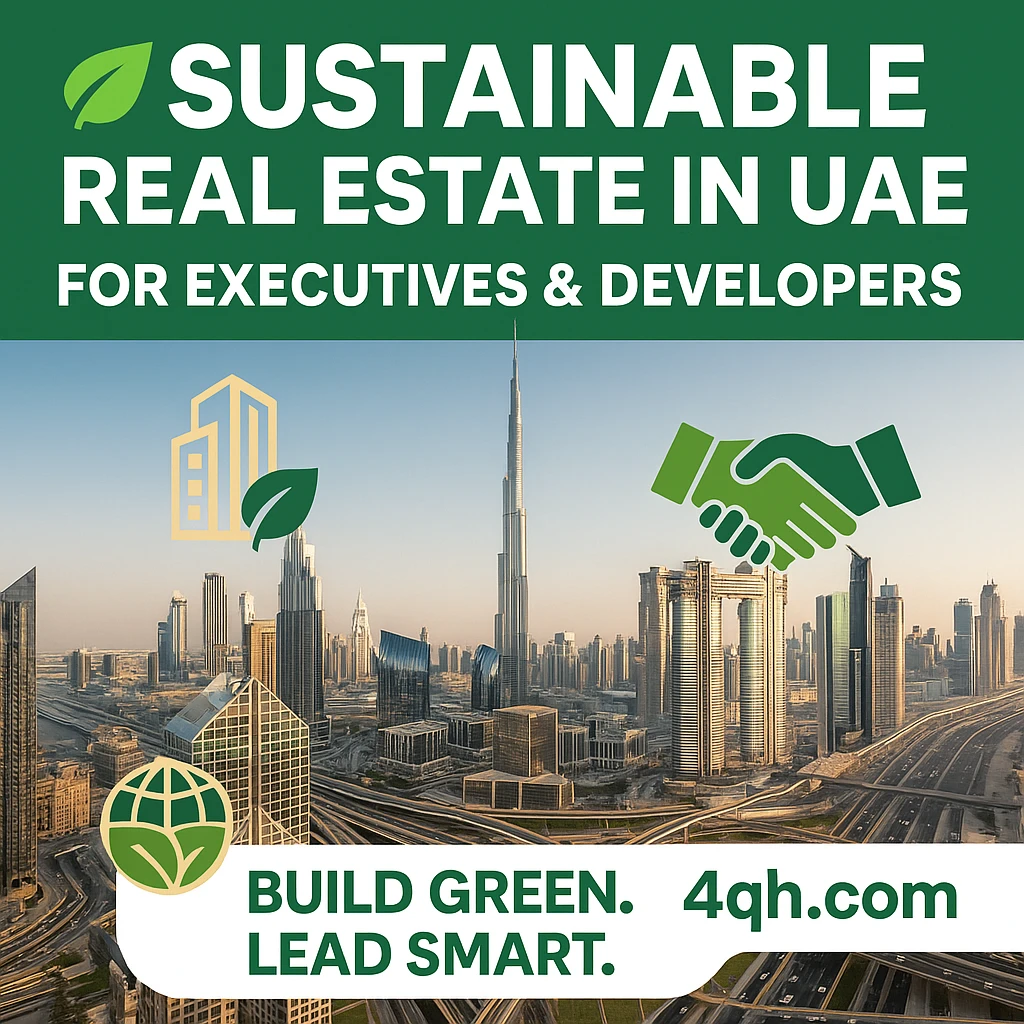 Top real estate executives UAE build sustainable developments
