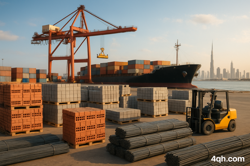 Trusted construction materials import UAE
